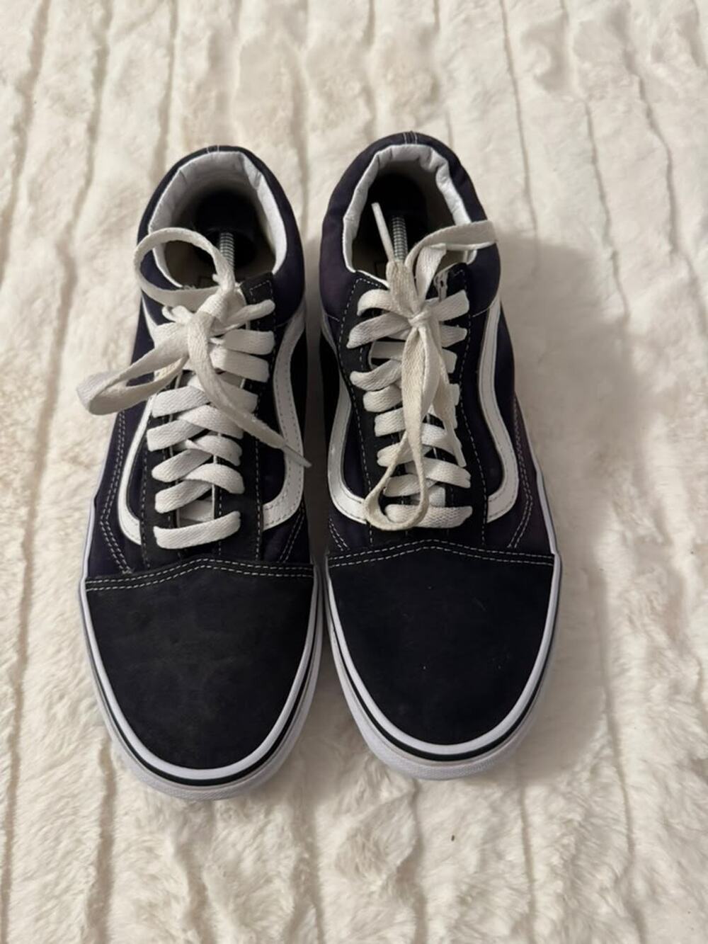 Vans Old Skool Sneakers Men’s 9.5 Women’s 11 Black White Pre-Owned